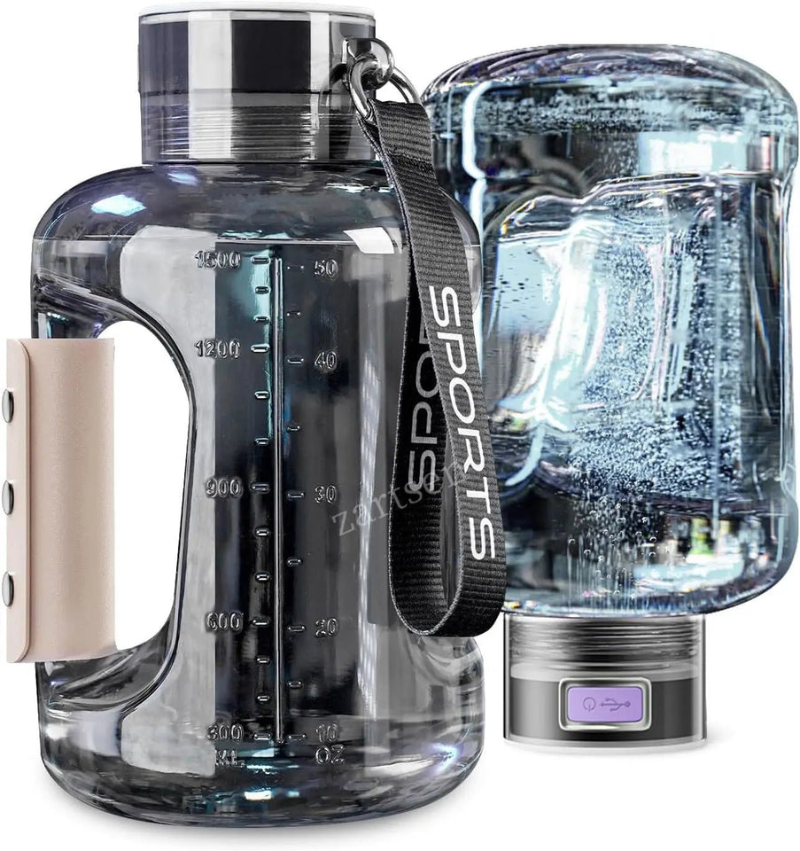 1.5L Hydrogen Water Bottle, Portable Rich Molecular Generator - BIT OF TOUCH