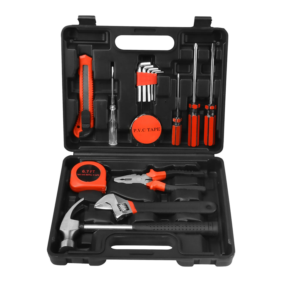 16 - Piece Household Handy Solutions Tool Kit - BIT OF TOUCH