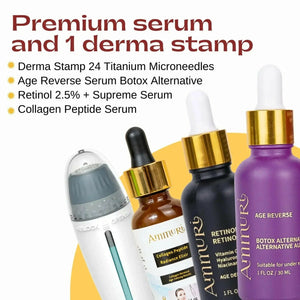 Ammuri Beauty Home Microneedling Serum Kit with Peptides - BIT OF TOUCH