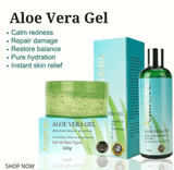 Ammuri Organic Aloe Vera Gel Set – Pure Soothing Gel for Face, Hair & Body - BIT OF TOUCH