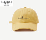CAT MOM HAT - YELLOW - BIT OF TOUCH