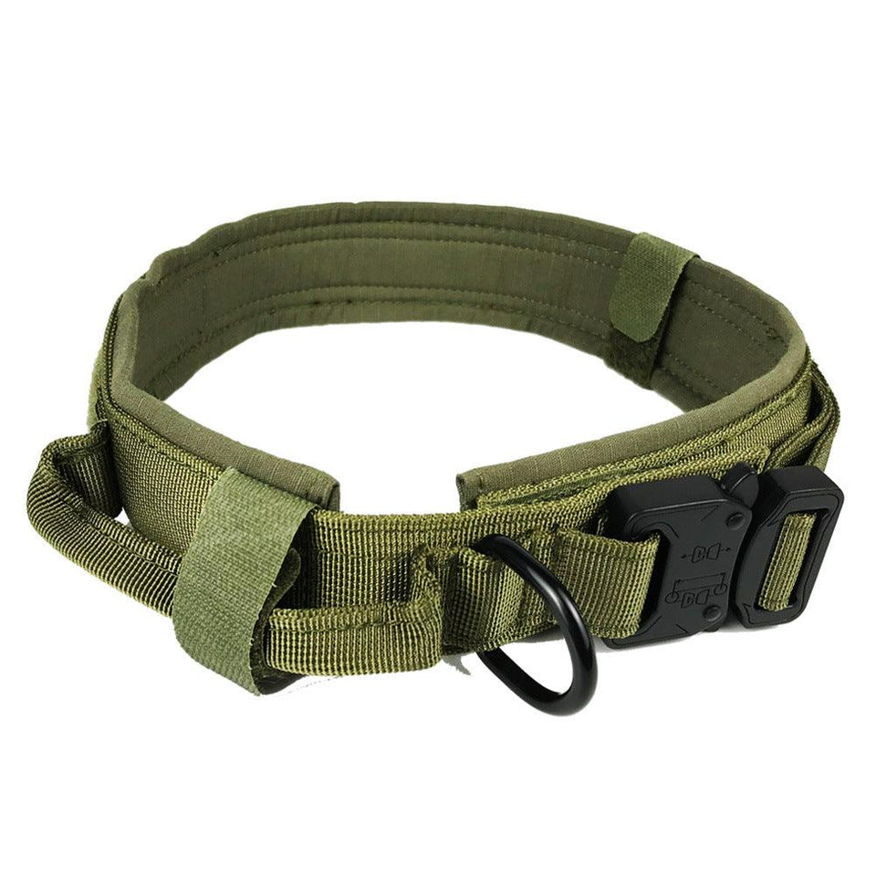 Tactical Nylon Dog Collar With Double Protection - BIT OF TOUCH