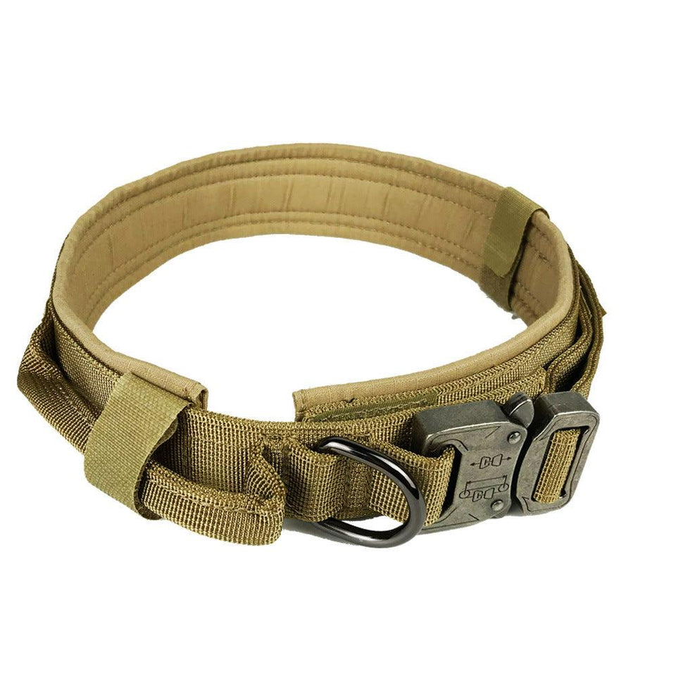 Tactical Nylon Dog Collar With Double Protection - BIT OF TOUCH