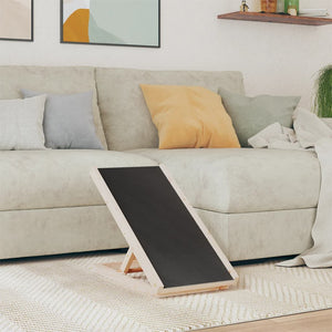 vidaXL Dog Ramp Foldable Adjustable Canine Ramp for Car Bed Solid Wood Fir - BIT OF TOUCH