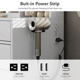 Yanosaku VD012 Bedroom Makeup Vanity desk with LED Mirror, 12 Drawers - BIT OF TOUCH